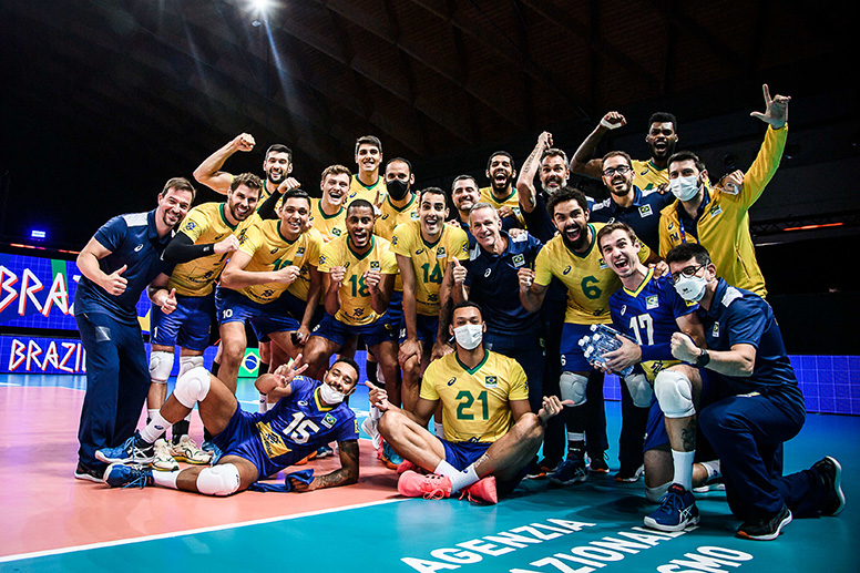 VNL Brasil, puntero absoluto al cierre de la primera tanda de partidos